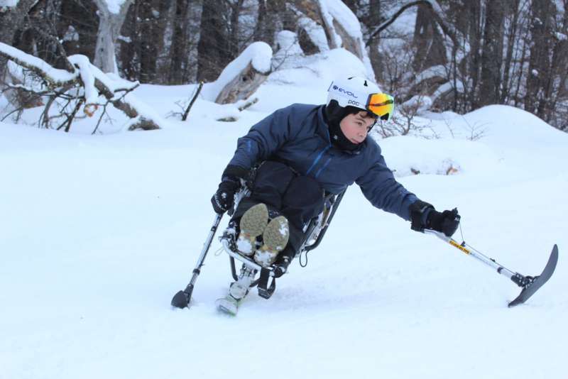 Mateo Baroni, un sue�o sobre la nieve que ahora llega a una cl�nica internacional de esqu� adaptado