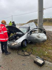 Accidente fatal en la rotonda del Cristo: muri� un joven de 20 a�os en R�o Grande