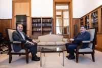 El gobernador Melella mantuvo una reuni�n con Diego Santilli