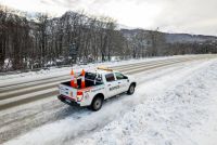 Gamarra pidi� extremar las precauciones en la Ruta 3 por la nieve 