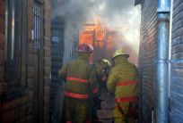 Incendio afect tres casillas y varias personas perdieron todos sus bienes