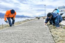 La Municipalidad avanza con las obras de la pasarela Luis Pedro Fique 