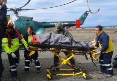 Motociclista grave tras accidente en ruta de Tierra del Fuego chilena