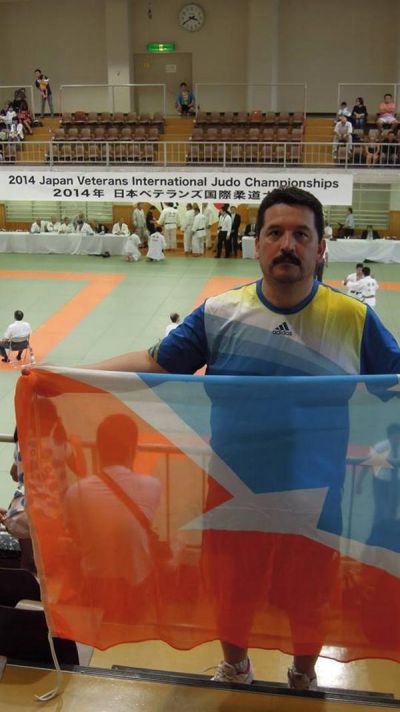 Horacio Miranda en el Campeonato Internacional de Judo en Japn