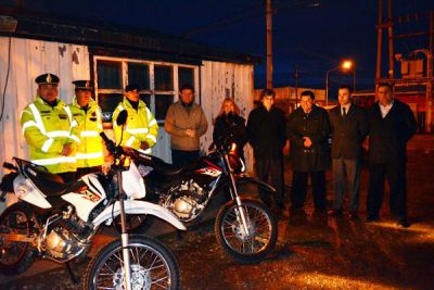 Entregaron tres motocicletas a la Comisara Cuarta de la Margen Sur