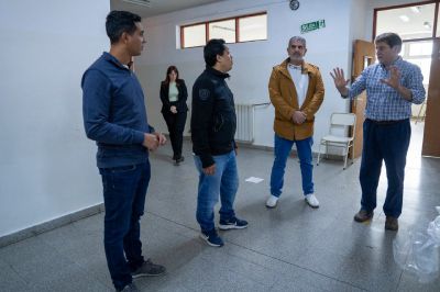 Continan los trabajos de refaccin y mantenimiento en establecimientos educativos de la provincia 