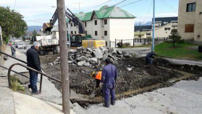 Se prepara la pavimentacin de Pontn Ro Negro y ms obras en Ushuaia