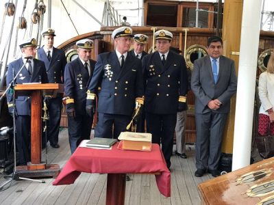 El capitn Pablo Luis Fal es el nuevo titular del Comando Naval Antrtico