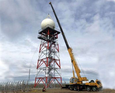 Se instal en Tierra del Fuego el radar meteorolgico ms austral del mundo